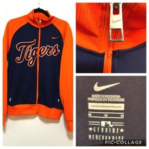 Nike Detroit Tigers zip-up jacket sweater size M